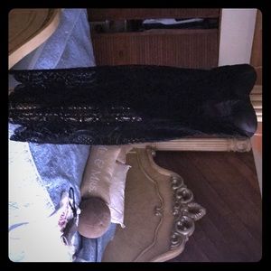 Dress with built in body suit